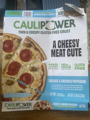 Cauliflower Pizza - Pepperoni And Sausage