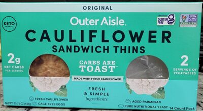 Cauliflower Sándwich Thins