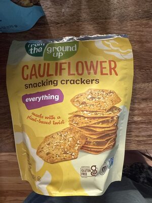 Cauliflower Snacking Crackers, Everything