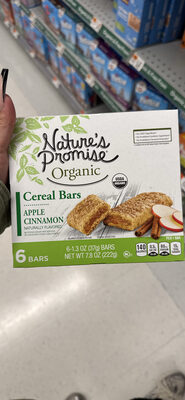 Cereal Bars Apple Cinnamon