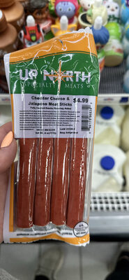 Cheddar Cheese & Jalapeno Meat Sticks