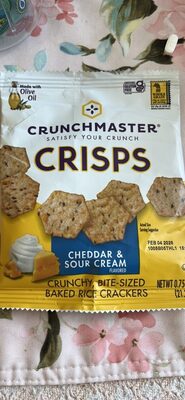 Cheddar & Sour Cream Flavored Crisps