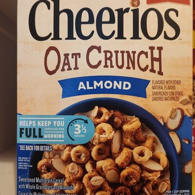 cheerios oat crunch almond