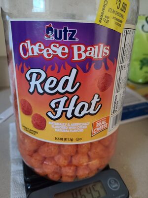 Cheese Balls Red Hot