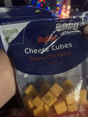 Cheese Cubes Sharp Cheddar