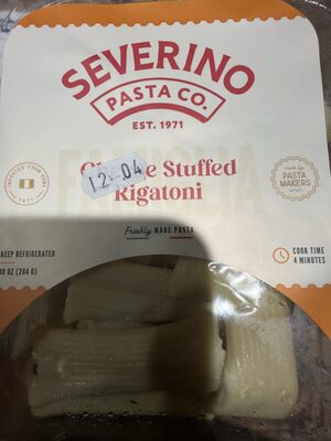 Cheese Stuffed Rigatoni