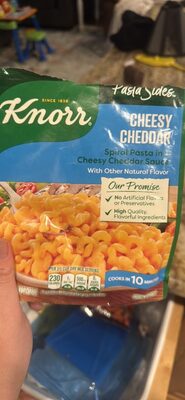 Cheesy Cheddar Spiral Pasta in Cheesy Cheddar Sauce