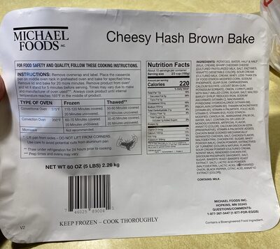 Cheesy Hash Brown Bake