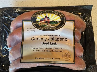 Cheesy Jalapeno Beef Link