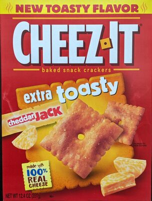Cheez-It Extra Toasty Cheddar Jack Snack Crackers