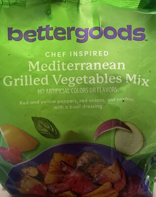 Chef inspired mediterranean grilled vegetable mix