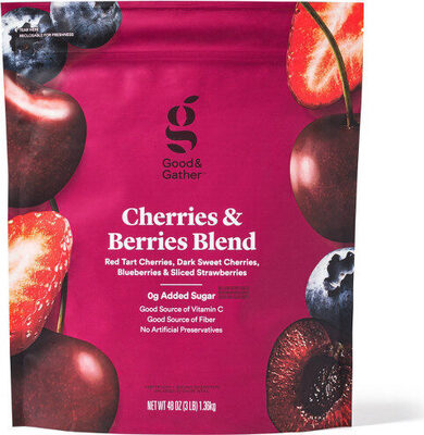 Cherries & berries blend tart cherries