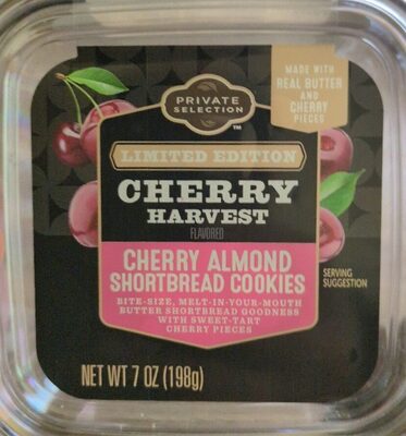 Cherry Almond Shortbread Cookies