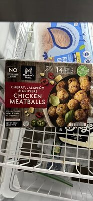 Cherry, Jalapeño & Gruyere Chicken Meatballs
