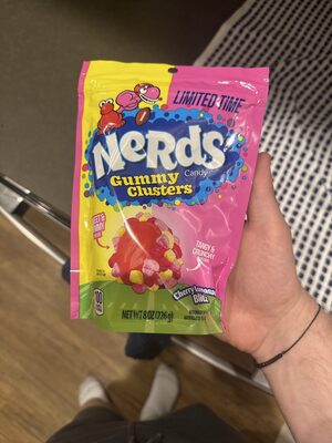 Cherry lemonade, gummy clusters