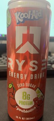 Cherry Limeade Kool-aid Protein Energy Drink Zero Sugar + Prebiotics