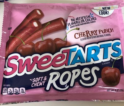 Cherry punch soft & chewy ropes candy, cherry punch