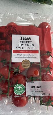 CHERRY TOMATOES ON THE VINE