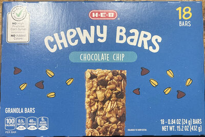Chewy Bars Chocolate Chip