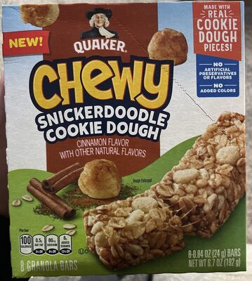 Chewy Snickerdoodle Cookie Dough