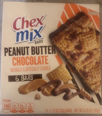 Chex Mix Bars Peanut Butter Chocolate