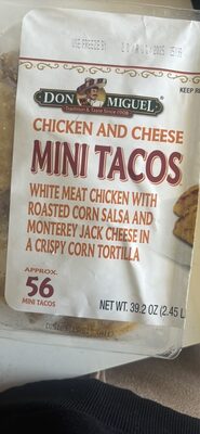 Chicken and Cheese Mini Tacos