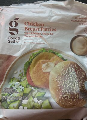 Chicken breast patties