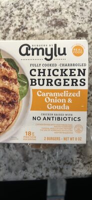 Chicken Burgers Caramelized Onion & Gouda