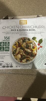 Chicken Chimichurri Rice & Quinoa Bowl