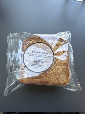 Chicken Club on Grilled Honey Wheat