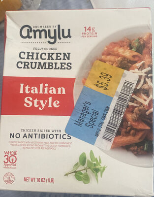 Chicken Crumbles Italian Style