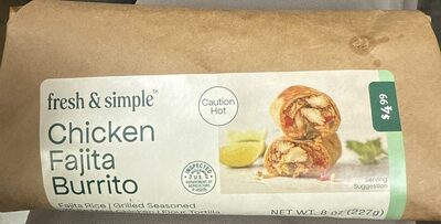 Chicken Fajita Burrito