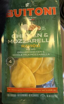 Chicken mozzarella ravioli