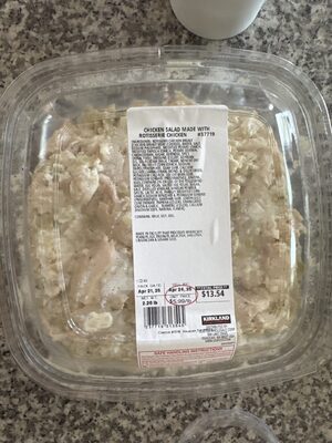 Chicken salad made with rotisserie chicken