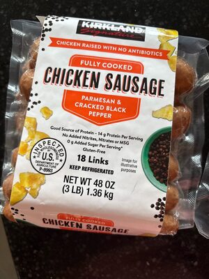 Chicken Sausage Parmesan Black Pepper