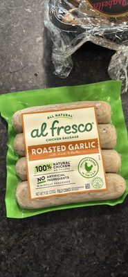 CHICKEN SAUSAGE ROASTED GARLIC