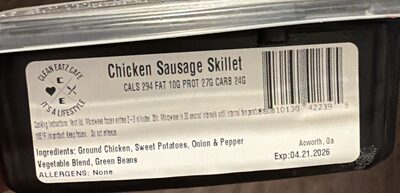 Chicken sausage Skillet