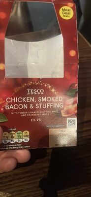 CHICKEN, SMOKED BACON & STUFFING