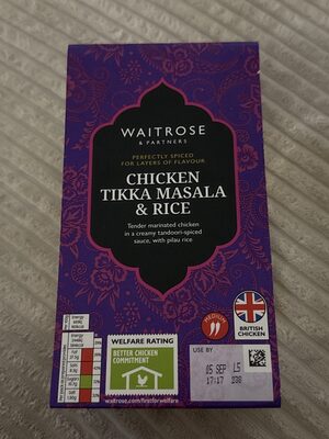 Chicken Tikka Masala & Rice