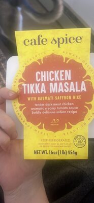 CHICKEN TIKKA MASALA WITH BASMATI SAFFRON RICE