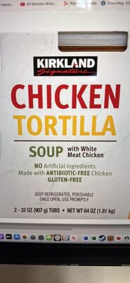 CHICKEN TORTILLA SOUP with White Meat Chicken