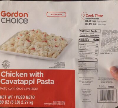 Chicken With Cavatappi Pasta