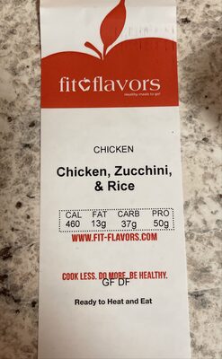 Chicken zucchini and rice