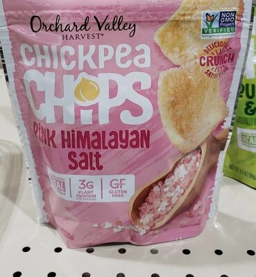 Chickpea Chips With Pink Himalayan Salt