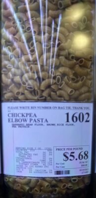 Chickpea Elbow Pasta