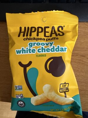 Chickpea Puffs Groovy White Cheddar