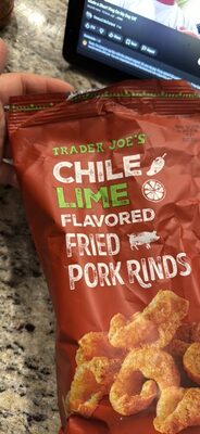 Chile Lime Flavored Fried Pork Rinds