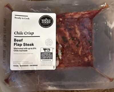 Chili Crisp Beef Flap Steak