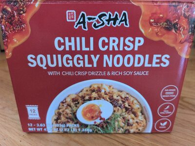 Chili Crisp Squiggly Noodles With Chili Crisp Drizzle & Rich Soy Sauce