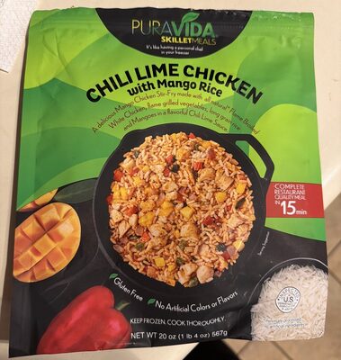 Chili Lime Chicken with Mango Rice